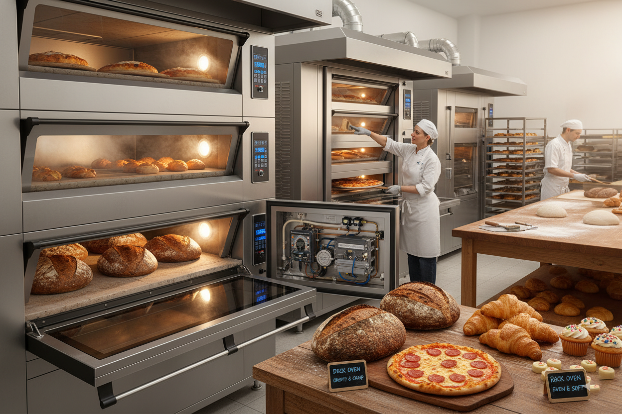 مقایسه سیستم های بخاردهی در فرهای صنعتی و کاربرد هرکدام