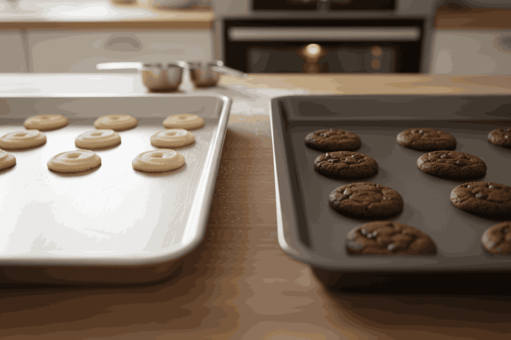 نقش سینی ها، شلف ها و جنس آن ها در کیفیت پخت شیرینی