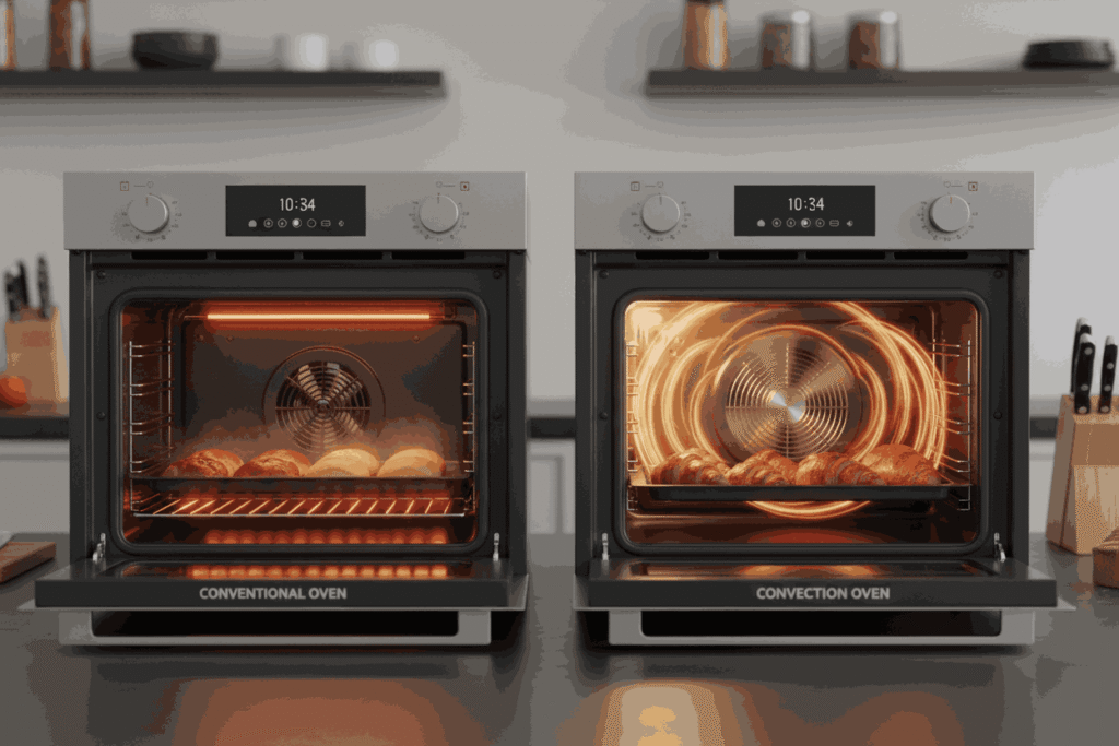 تفاوت گردش هوای یکنواخت و ناهمگون در کیفیت پخت شیرینی و نان